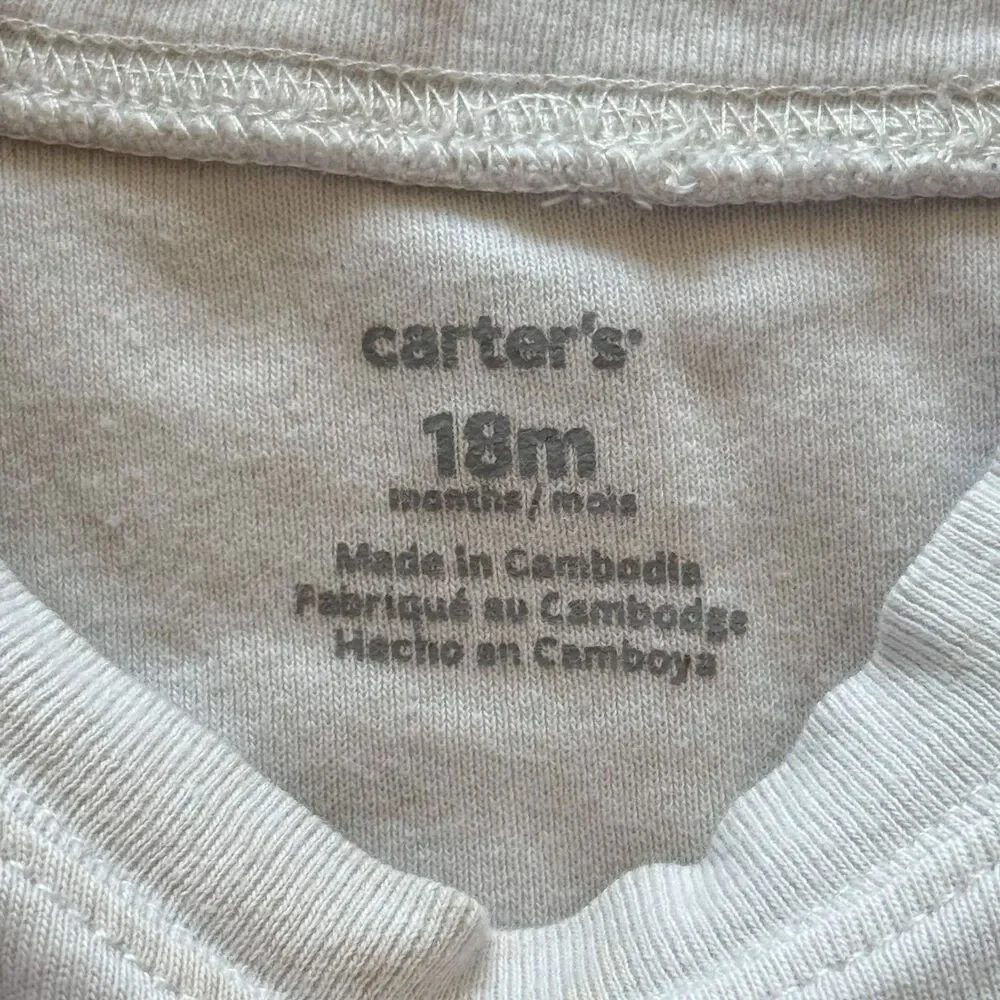 4/$10 - Carter's Polar Bear Cotton Baby Onesie Bodysuit